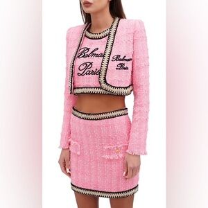 Balmain Tweed Short Top